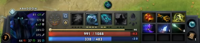 DOTA2 7.36b大哥位亚巴顿技能及出装攻略,你们的阿尔萨斯回来了