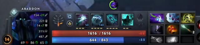 DOTA2 7.36b大哥位亚巴顿技能及出装攻略,你们的阿尔萨斯回来了