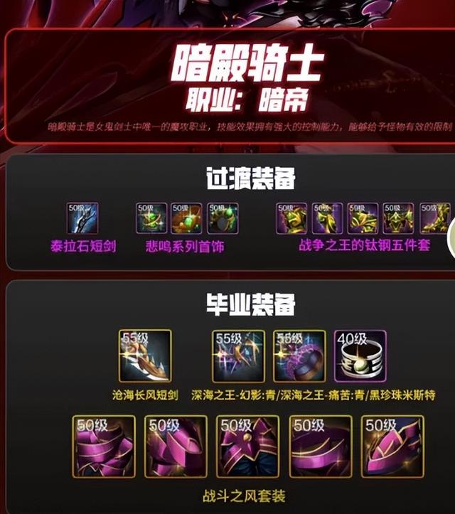 DNF手游:女鬼剑保姆级攻略来袭,加点、技能、毕业武器推荐