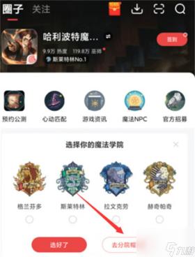 哈利波特魔法觉醒分院测试在哪，哈利波特魔法觉醒分院测试地点揭秘